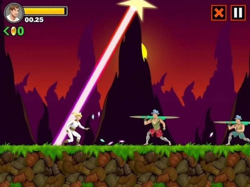 Colorful gameplay from Blaze Cumin Champion Blaze Cumin Champion gameplay screenshot